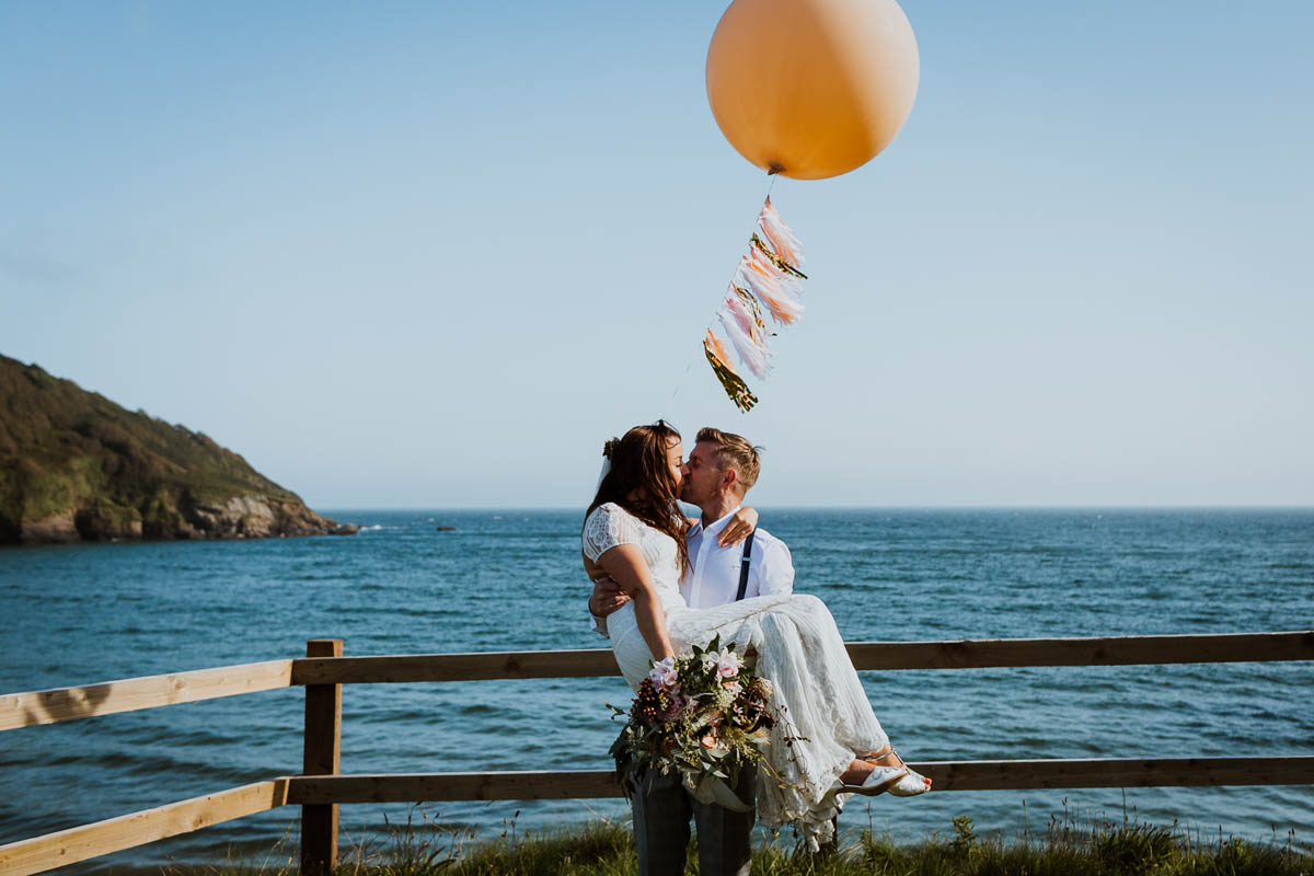 Seaside Elopement Weddings Cornwall - Lower Barns Elopement Weddings